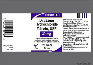 Green Round 1867 - Diltiazem Hydrochloride 30mg Tablet