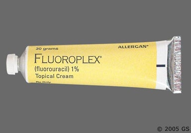 White Not applicable - Fluoroplex 1% Topical Cream