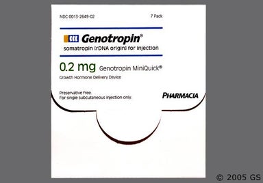 white - Genotropin Miniquick 0.2mg Powder for Injection