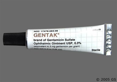 Not applicable - Gentak 0.3% Ophthalmic Ointment