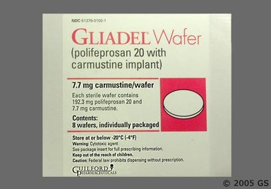 White Round - Gliadel 7.7mg Wafer