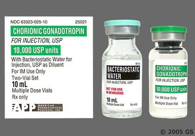 white - Chorionic Gonadotropin 10,000unit Powder for Injection