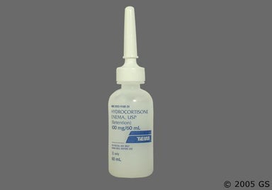 Not applicable - Hydrocortisone 100mg/60ml Rectal Enema Suspension
