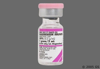 Not applicable - Magnesium Sulfate 50% Solution for Injection