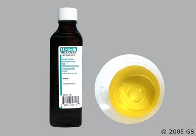 Yellow Not applicable - Promethazine Hydrochloride/Dextromethorphan Hydrobromide 6.25mg-15mg/5mL Syrup