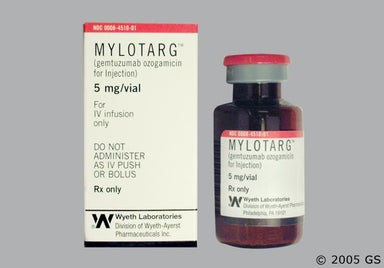 white - Mylotarg 4.5mg Powder for Injection