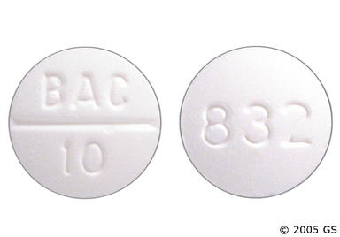 Baclofen Coupon - Baclofen 10mg tablet