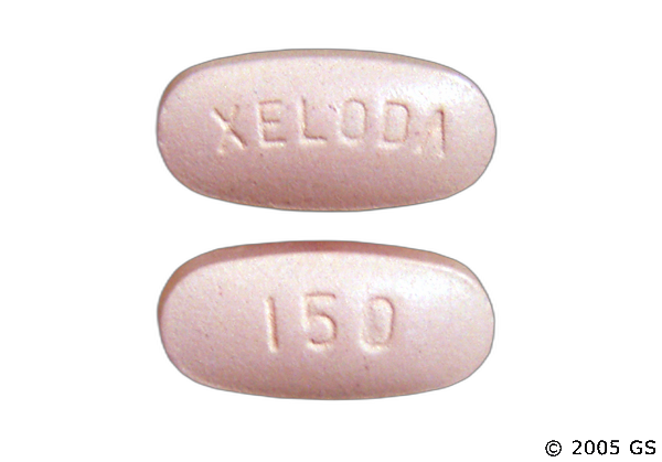 Xeloda 825 mg m2