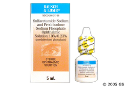 Sulfacetamide/Prednisolone Sodium Phosphate Coupon - Sulfacetamide/Prednisolone Sodium Phosphate 5ml of 10%/0.23% eye dropper