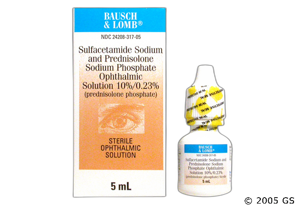 Sulfacetamide/Prednisolone Sodium Phosphate