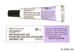 Bacitracin/Polymyxin B Coupon - Bacitracin/Polymyxin B 3.5g tube of ointment