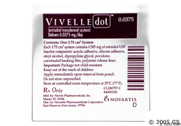 Vivelle-Dot Coupon - Vivelle-Dot 8 twice-weekly patches of 0.0375mg/day carton