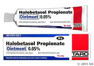 Halobetasol Coupon - Halobetasol 50g of 0.05% tube of ointment