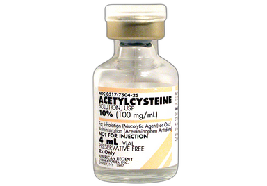 Acetylcysteine Coupon - Acetylcysteine 4ml of 10% nebulizer solution vial