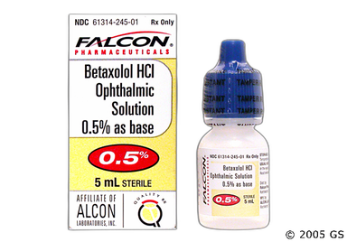 Betaxolol Coupon - Betaxolol 5ml of 0.5% eye dropper