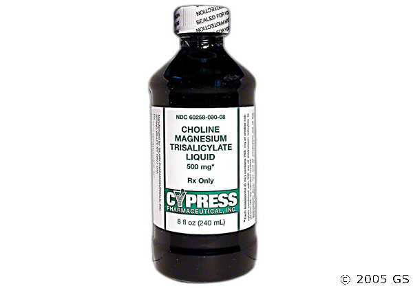 Choline Magnesium Trisalicylate