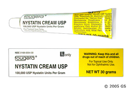 Nystatin Coupon - Nystatin 30g of 100000 units/g tube of cream