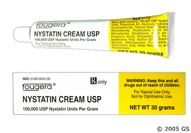 Nystatin Coupon - Nystatin 30g of 100000 units/g tube of cream
