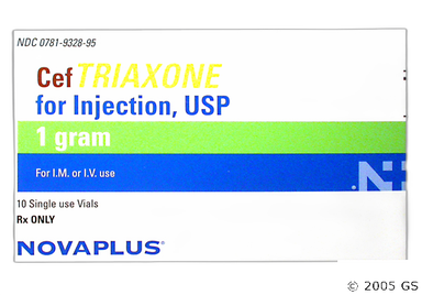 Ceftriaxone Coupon - Ceftriaxone 1g vial