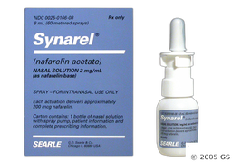 Synarel Coupon - Synarel 8ml of 2mg/ml nasal spray