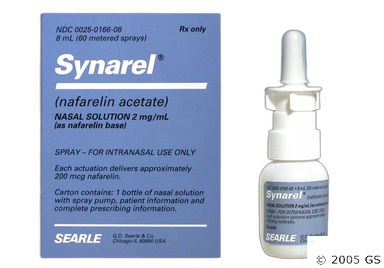 Synarel Coupon - Synarel 8ml of 2mg/ml nasal spray