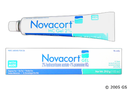 Novacort Coupon - Novacort 29g of 2%/1% tube of gel