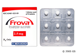 Frova Coupon - Frova 9 tablets of 2.5mg dose pack