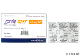 Zomig Zmt Coupon - Zomig Zmt 6 orally disintegrating tablets of 2.5mg dose pack