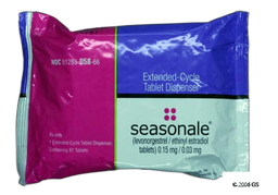Seasonale Coupon - Seasonale 91 tablets of 0.15mg/0.03mg package