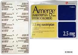 Amerge Coupon - Amerge 9 tablets of 2.5mg dose pack