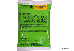 Micronor Coupon - Micronor 28 tablets of 0.35mg package