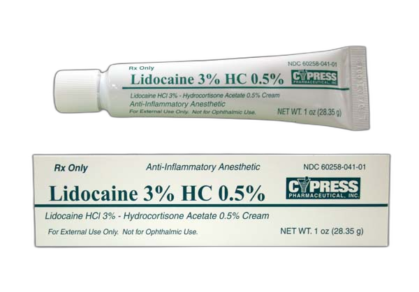 Lidocaine/Hydrocortisone