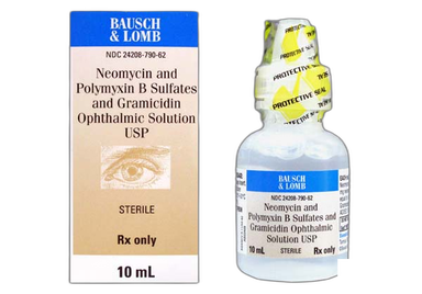 Neomycin/Polymyxin B/Gramicidin Coupon - Neomycin/Polymyxin B/Gramicidin 10ml eye dropper
