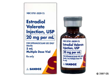 Estradiol Valerate Coupon - Estradiol Valerate 5ml of 20mg/ml vial