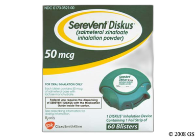 Serevent Coupon - Serevent 60 blisters of 50mcg diskus inhaler