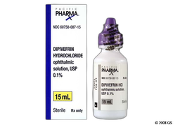 Dipivefrin Coupon - Dipivefrin 15ml of 0.1% eye dropper