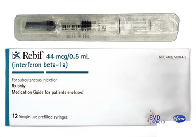 Rebif Coupon - Rebif 12 syringes of 44mcg carton