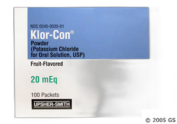 Klor-Con Coupon - Klor-Con 20meq packet