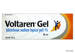 Voltaren Gel Coupon - Voltaren Gel 100g of 1% tube of gel