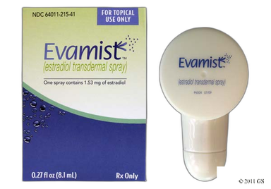 Evamist Coupon - Evamist 8.1ml of 1.53mg/spray bottle of spray