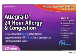 Allegra-D Coupon - Allegra-D 24 hour tablet