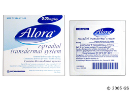 Alora Coupon - Alora 8 patches of 0.05mg/day carton