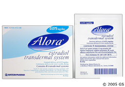 Alora Coupon - Alora 8 patches of 0.075mg/day carton