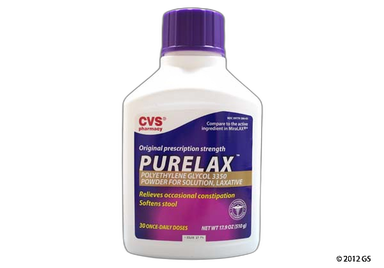 Polyethylene Glycol 3350 Non-Prescription Coupon - Polyethylene Glycol 3350 Non-Prescription 30 doses of 17g/dose bottle of powder