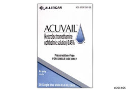 Acuvail Coupon - Acuvail 30 single-use vials of 0.45% carton