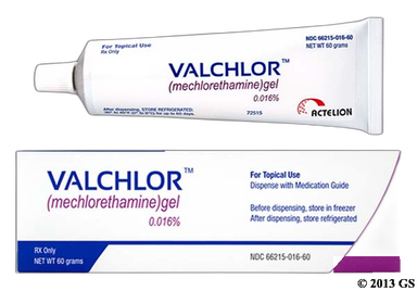 Valchlor Coupon - Valchlor 60g of 0.016% tube of gel