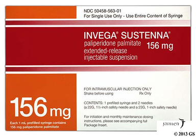 Invega Sustenna Coupon - Invega Sustenna 1ml of 156mg syringe