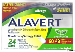 Alavert Coupon - Alavert 24 hour orally disintegrating tab