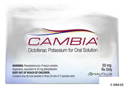 Cambia Coupon - Cambia 9 packets of 50mg box