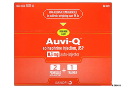 Auvi-Q Coupon - Auvi-Q 2 auto-injectors of 0.3mg package